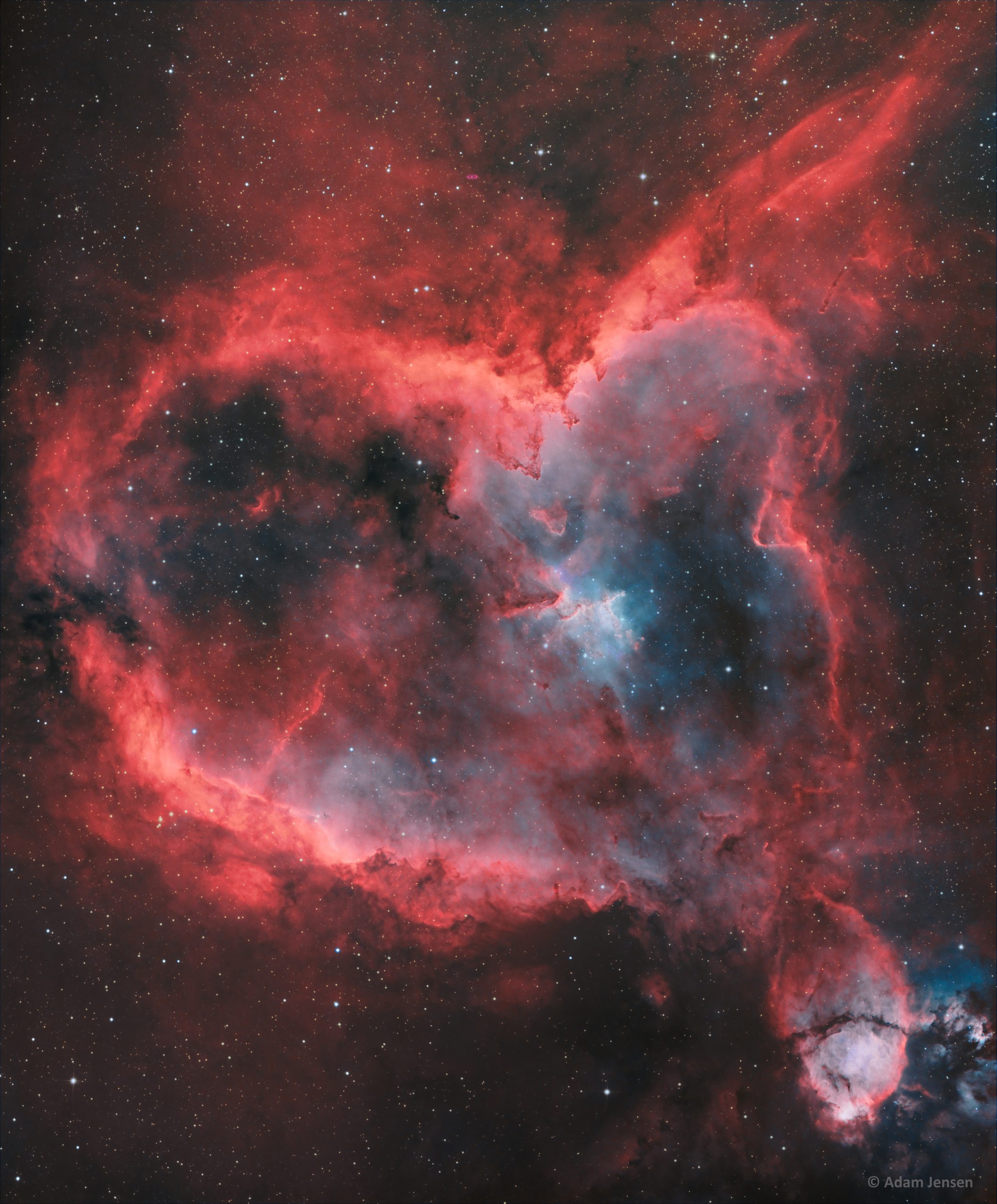 Panoramica della Nebulosa Cuore